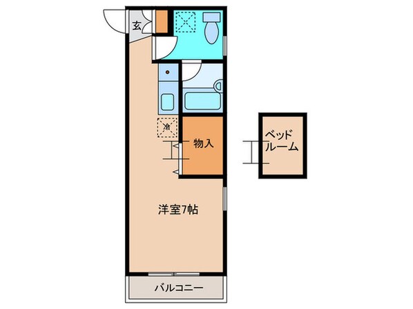 アパートメント・スクエア1番館の物件間取画像